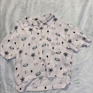 Cropped shirt
